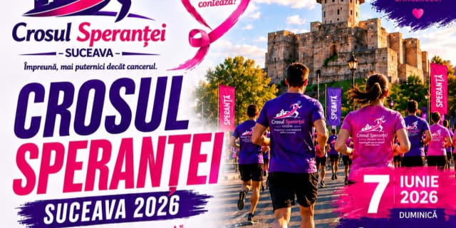 Crosul Speranței Suceava 2026: Restricții de circulație pe 7 iunie
