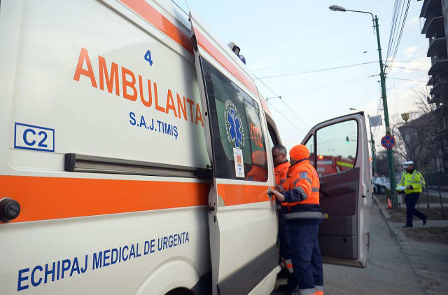 accident rutier în zona Pasajului Jiul din Timișoara