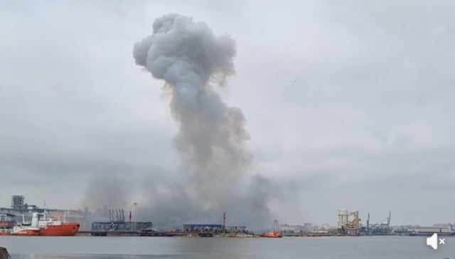 Autoritățile din Constanța au evacuat portul după explozia unui drone maritime pe 5 iunie 2026