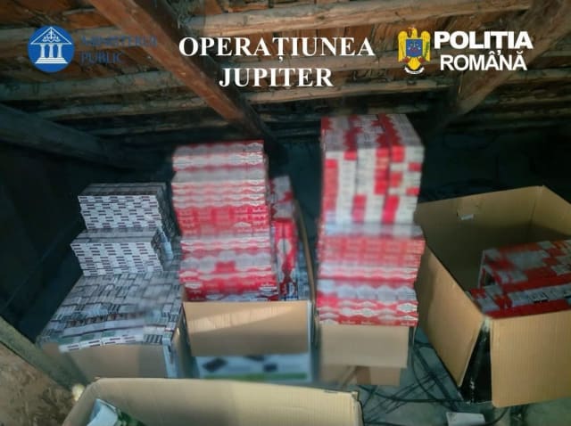Peste 11.000 de pachete de țigări de contrabandă confiscate în Suceava
