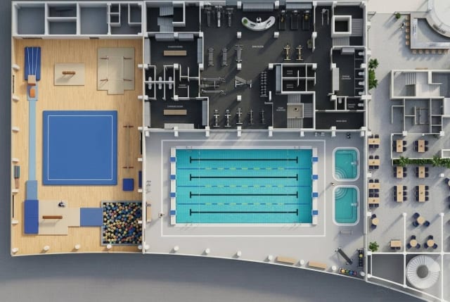 Complexul sportiv „Timiș 4 All” de la Giroc, revizuit după inundație: proiectul a fost afectat de apă