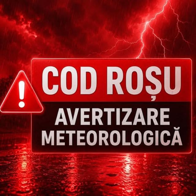 Județul Tulcea, sub COD ROȘU: Fenomene meteo extreme și avertizări de urgență