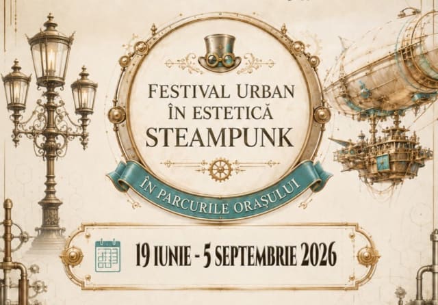Festivalul Urban în Estetică Steampunk se desfășoară în parcurile din Constanța între 19 iunie și 5 septembrie
