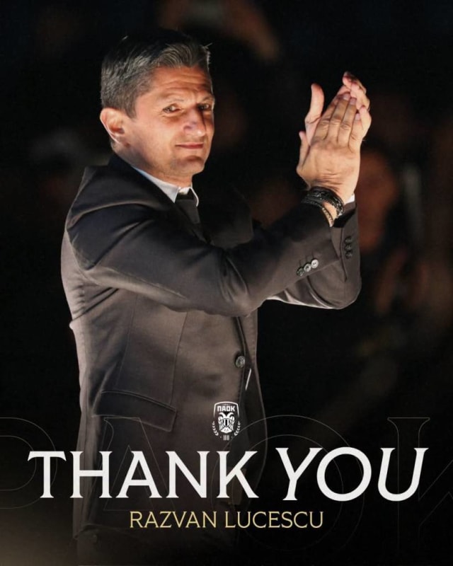Răzvan Lucescu a încheiat colaborarea cu PAOK Salonic, anunț oficial