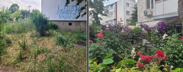 Ploieștiul între contraste: blocuri cu grădini îngrijite și zone abandonate