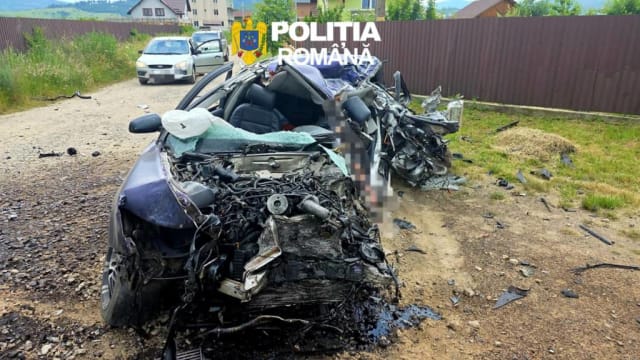 Un șofer de 28 de ani și-a pierdut viața într-un accident pe DJ103B între Săcele și Tărlungeni
