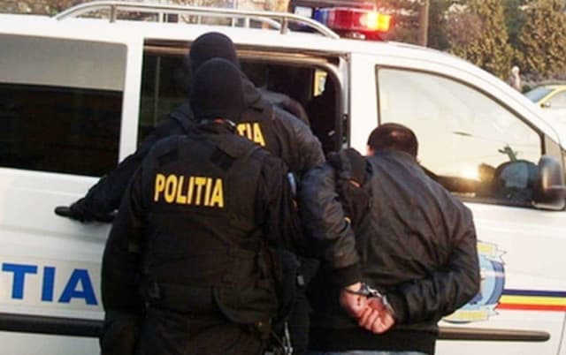 mașină poliție în acțiune, Sălaj