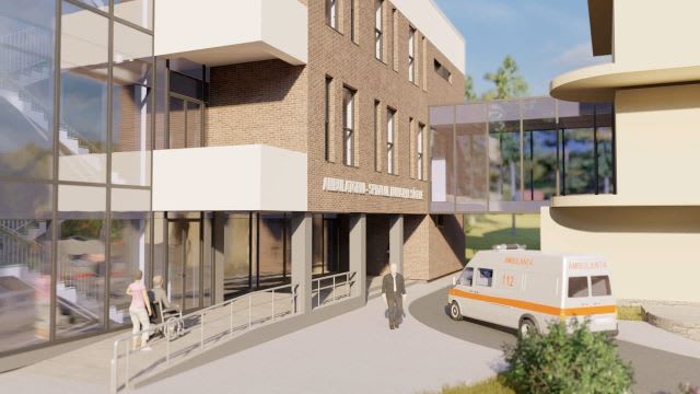 Noul corp de clădire al Spitalului Săcele au fost finalizat după doi ani de construcție