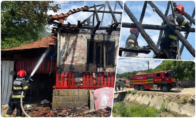 Incendiu la o locuință din Oituz provocat de o defecțiune electrică