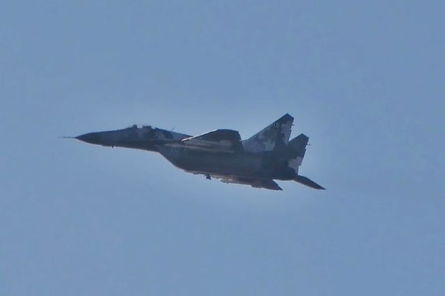 Avion de luptă MiG-29 ucrainean prăbușit în Poltava, pilot în siguranță