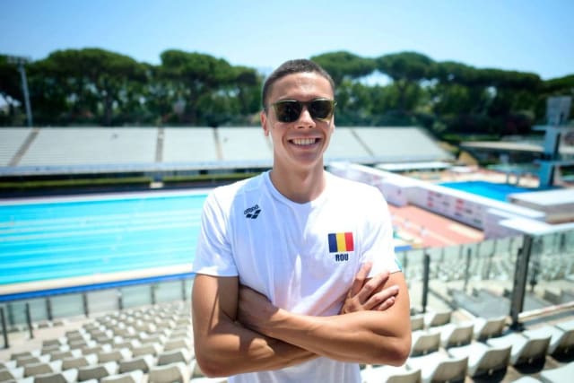 David Popovici a câștigat trei medalii la Trofeul Sette Colli din Roma