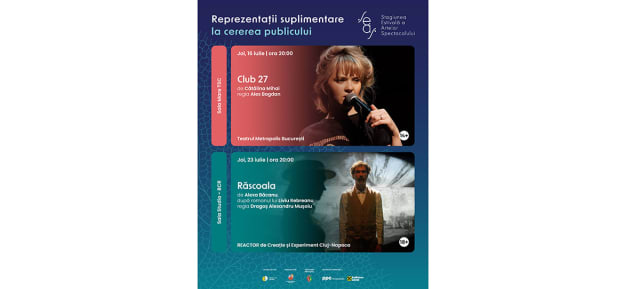SEAS 2026: La cererea publicului, se vor organiza două reprezentații suplimentare pentru Club 27 și Răscoala