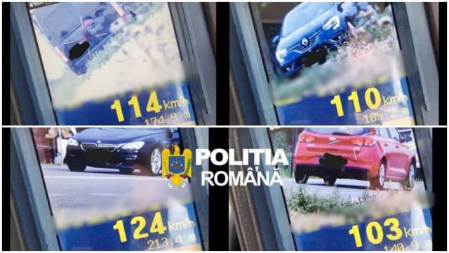 Șofer de BMW, prins cu 124 km/h în Sascut în timpul campaniei SPEED a poliției Bacău