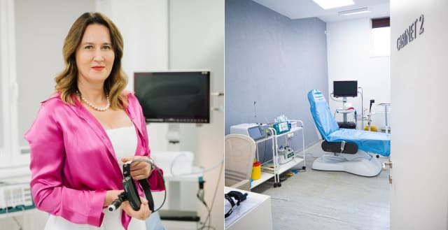 Dr. Daniela Ionescu discutând despre problemele de auz