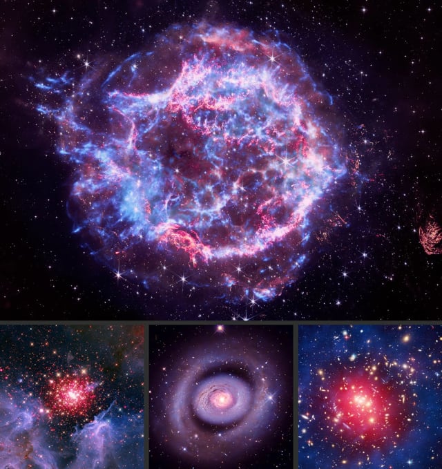 NASA celebrează 250 de ani de la nașterea Statelor Unite cu imagini cosmice în culorile drapelului