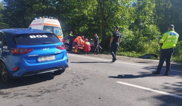 Accident grav în Bușteni: două surori de 9 și 16 ani au fost spulberate pe DN1