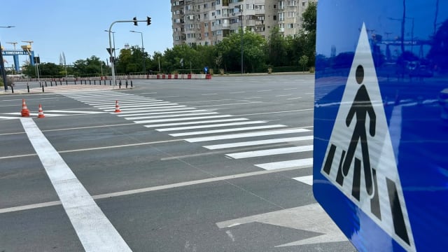 SC Confort Urban SRL amenajează o nouă trecere de pietoni în Constanța pentru siguranța traficului