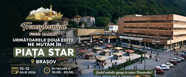 Transylvanian Food Market se mută în Piața Star pentru edițiile de vară