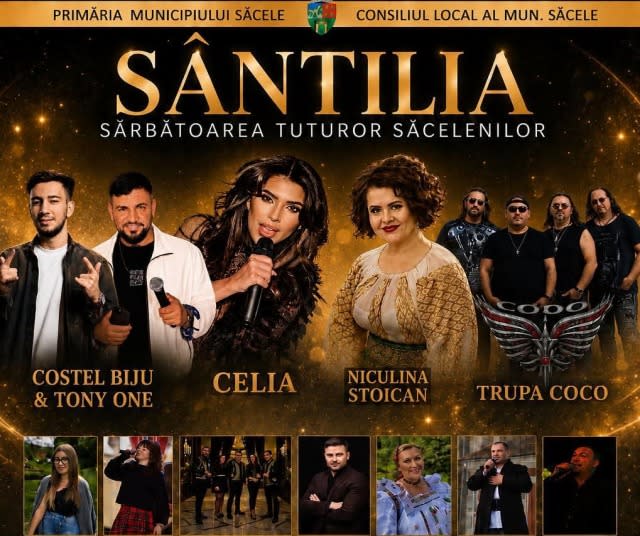 Sântilia 2026 revine la Săcele cu Celia și Niculina Stoican, program complet pentru sărbătoare