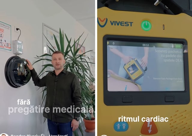 Floreștiul continuă investițiile în siguranța comunității. Primarul a anunțat 7 defibrilatoare semiautomate pentru salvarea vieților
