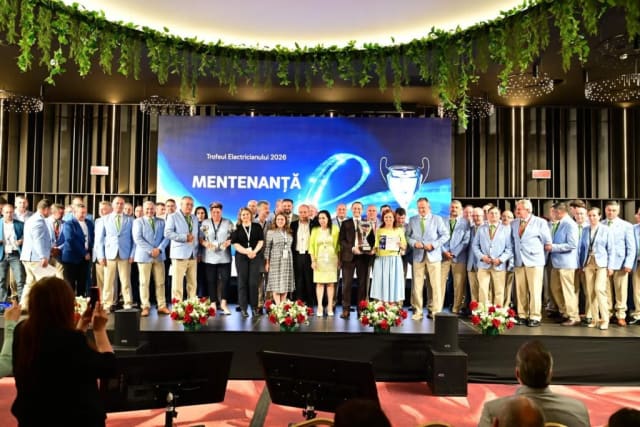 Specialist DEER din Cluj, premiat cu locul I la Trofeul Electricianului