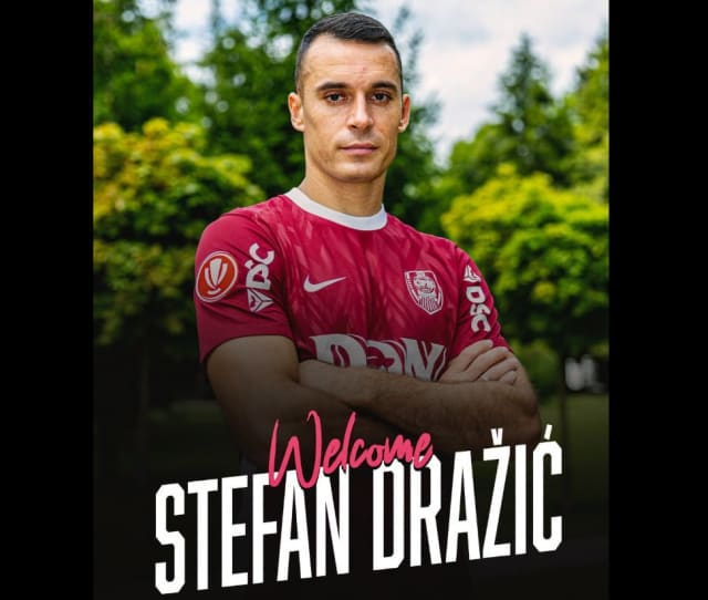 CFR Cluj a anunțat transferul atacantului Stefan Drazic pentru sezonul european