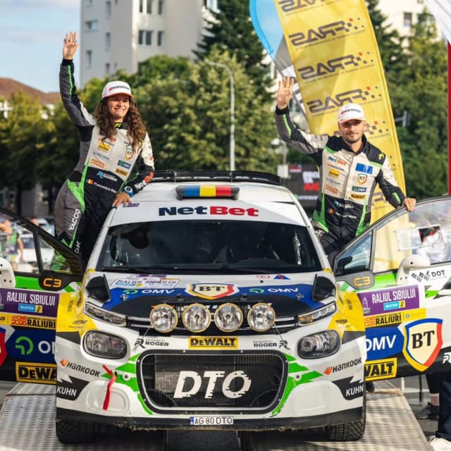 Simone Tempestini a câștigat Raliul Sibiului 2026, brașoveanul Norbert Maior pe locul secund