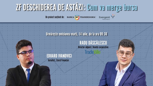 Bursa de Valori București: Discuție cu Radu Dăscălescu pe 14 iulie 2026