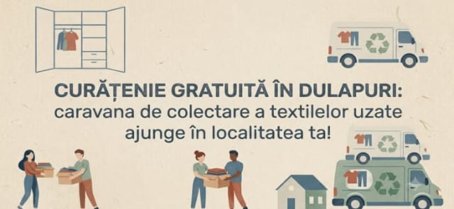 Timișoara organizează campanie gratuită de colectare a textilelor uzate pe 16 iulie 2026