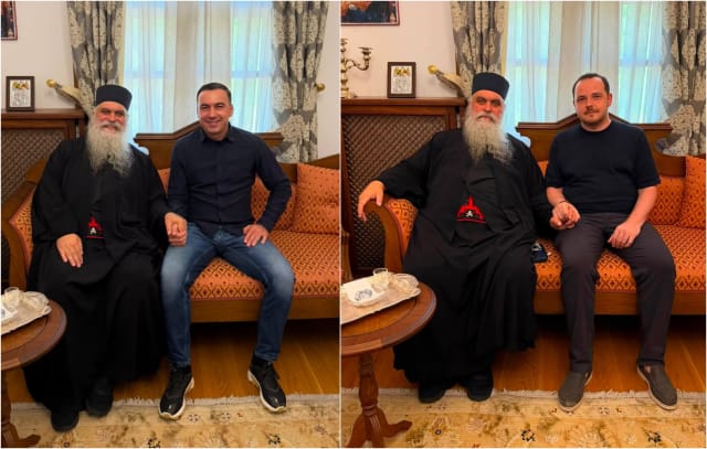 Doi foști miniștri PSD au vizitat Muntele Athos: „Funcțiile trec, dar binele rămâne”