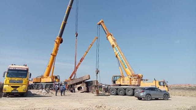 Constructorul finalizează decopertarea terenului pentru viitoarea Centură Vest Timișoara