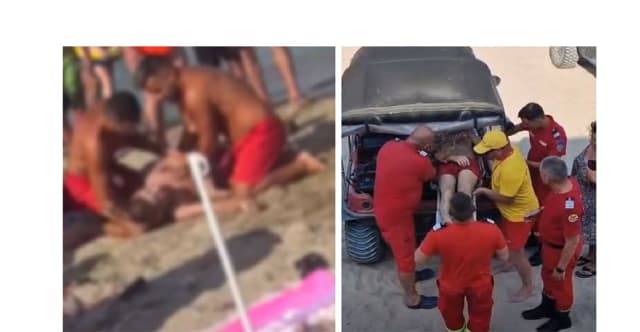 Un adolescent de 17 ani a fost resuscitat pe plaja Steaua de Mare din Eforie