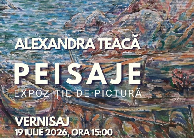 Pictură de peisaj marin în stil impresionist