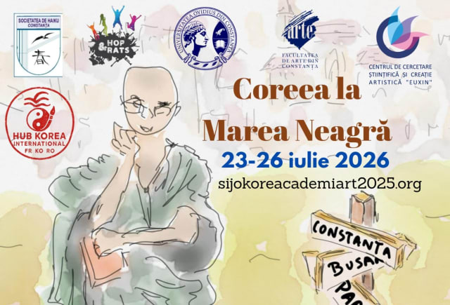 Participanți la atelier de caligrafie coreeană în Constanța