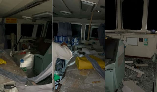 Sindicatul Navigatorilor afirmă că nava GAS LISBON a fost lovită de două rachete în Marea Neagră