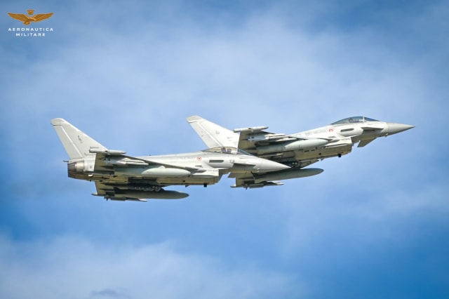 Drona doborâtă în România: avioanele italiene au tras cu rachete AIM-120, dar au ratat