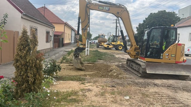 Se continuă lucrările pe DN 59B între Deta și Cruceni, în Timiș