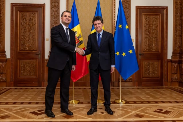 Nicușor Dan primește oficialul moldovean Vasile Tofan la Cotroceni pentru sprijin european