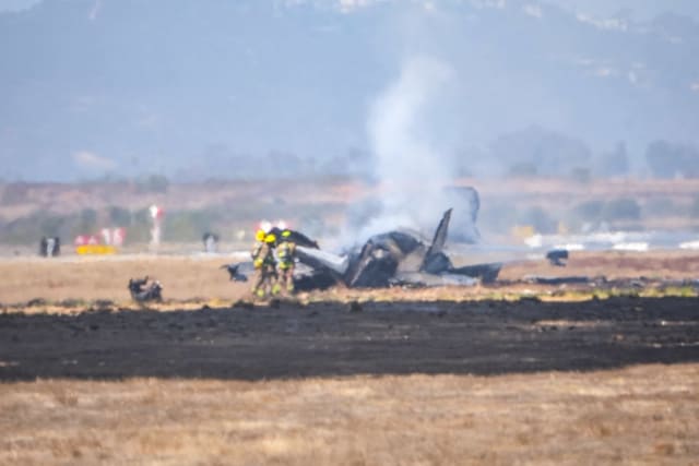 Un avion de vânătoare F-35 se prăbușește lângă baza Miramar din California