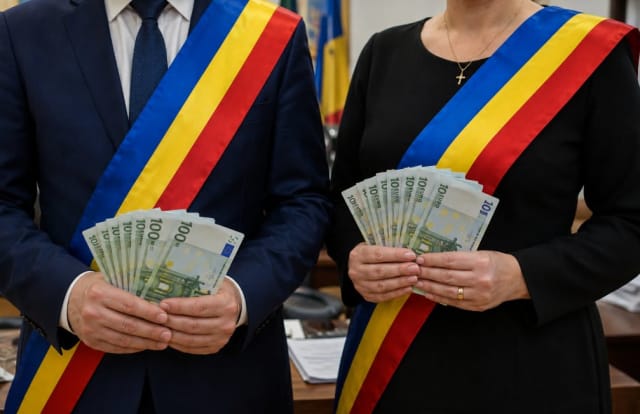 Primarul și viceprimar, soț și soție, într-o comună cu 3.500 de locuitori: salarii de aproape 14.500 de lei și subvenții de 1 milion de euro