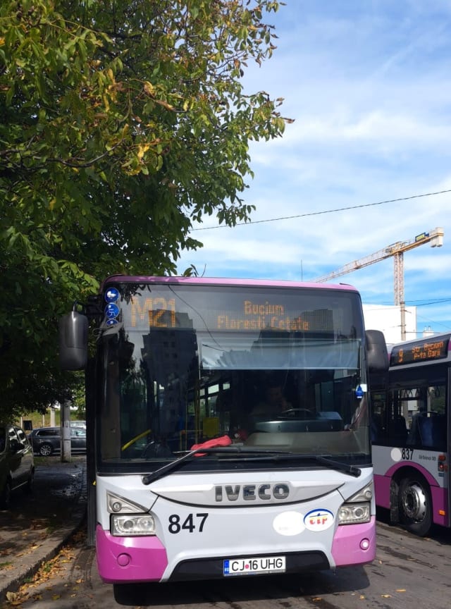Traseul liniei M21 din Florești va fi deviat temporar în perioada 5-7 august 2026