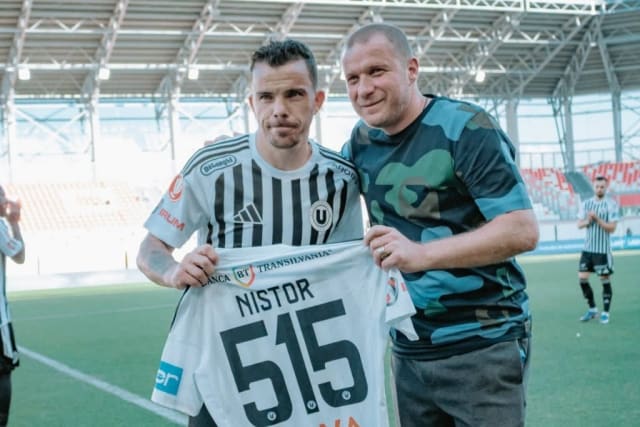 Dan Nistor oferă 515 mingi pentru viitoarea generație după egalarea recordului în Liga 1