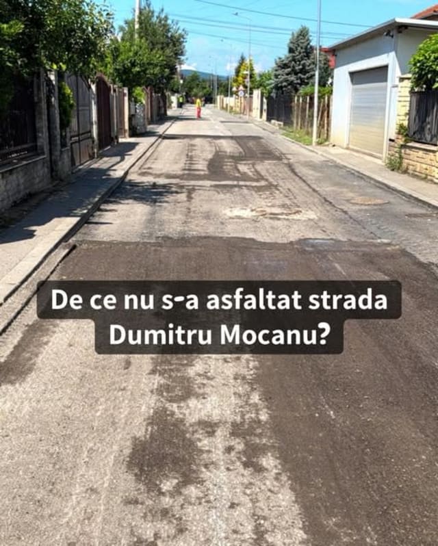 Bogdan Pivariu explică de ce nu s-a asfaltat încă strada Dumitru Mocanu din Florești