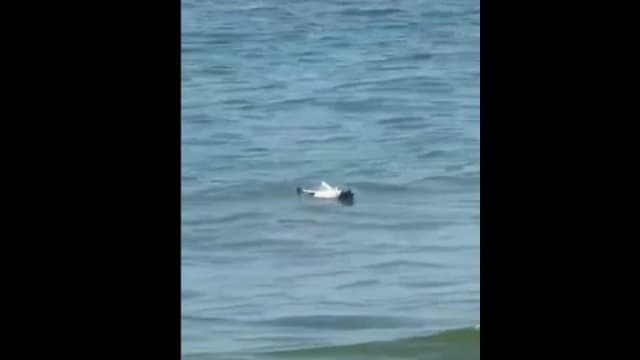 Fragment de dronă, găsit în mare în Mamaia Nord, nu prezintă pericol