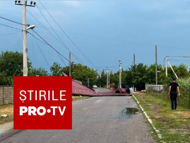 Pene de curent în Republica Moldova din cauza vremii, care a afectat zece stâlpi de înaltă tensiune