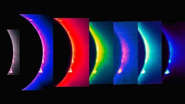 Coroana solară observată în timpul eclipsei totale din 2024