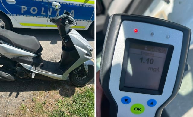 Clujean de 54 de ani, prins beat criță pe moped neînmatriculat și fără permis: refuză analizele la spital