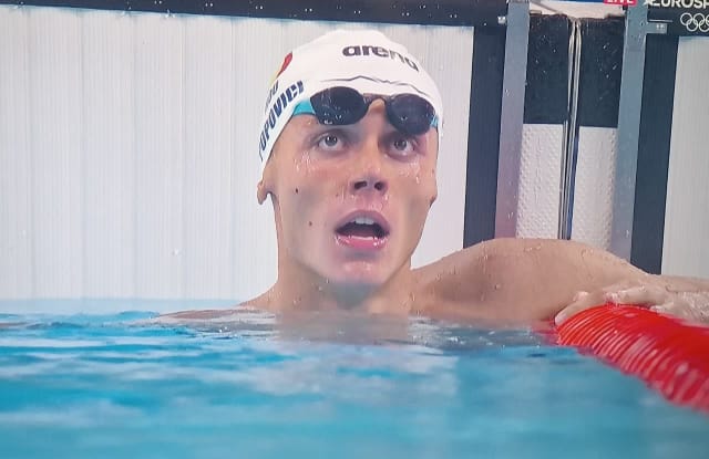 David Popovici s-a calificat în finala de 200 m liber la Campionatele Europene de la Paris