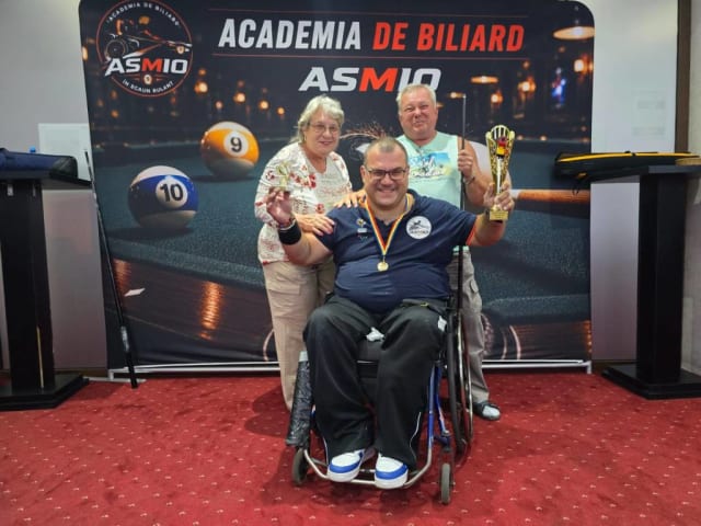 Brașoveanul Alin Huțanu devine liderul biliardului paralimpic românesc după victoria de la Galați
