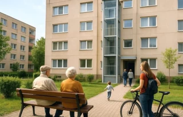 Legea lifturilor pentru blocurile vechi din România intră în vigoare miercuri: cine poate beneficia de program